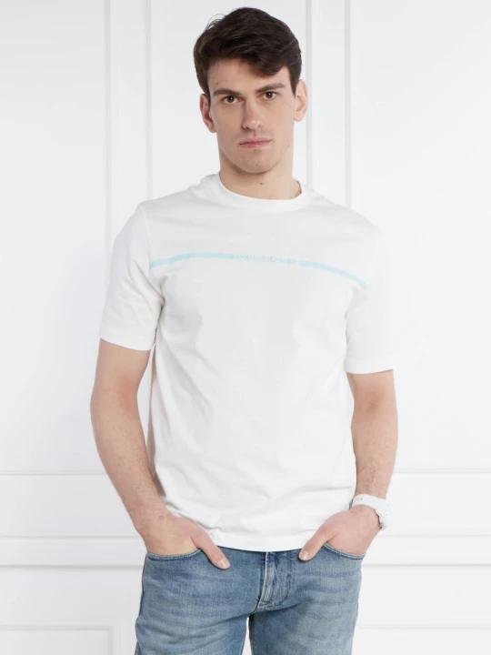 Zdjęcie produktu Armani Exchange T-shirt | Straight fit biały
