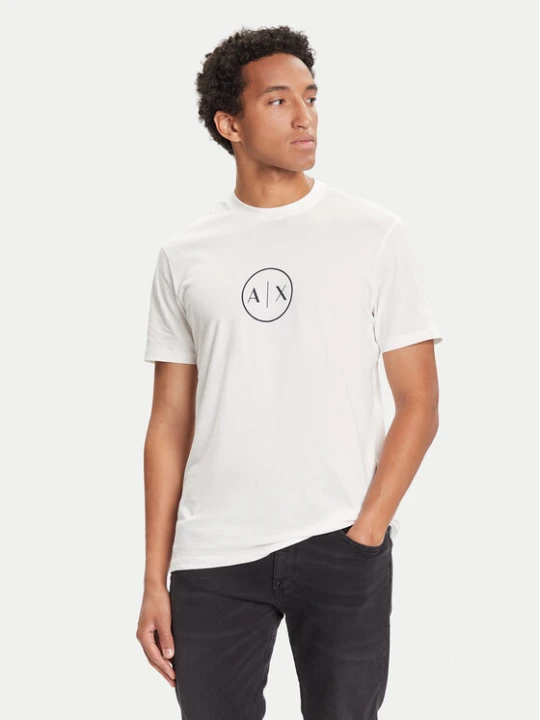 Zdjęcie produktu Armani Exchange T-Shirt XM001853 AF10356 U0009 Biały Regular Fit