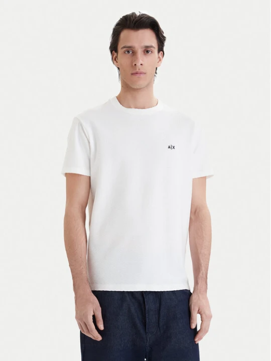 Zdjęcie produktu Armani Exchange T-Shirt XM002453 AF10337 U0009 Biały Regular Fit