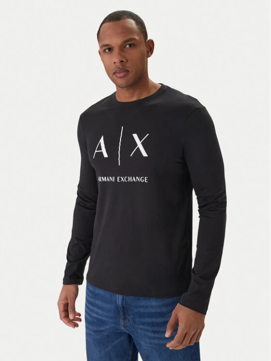 Zdjęcie produktu Armani Exchange Longsleeve XM002684 AF10356 UB101 Granatowy Regular Fit