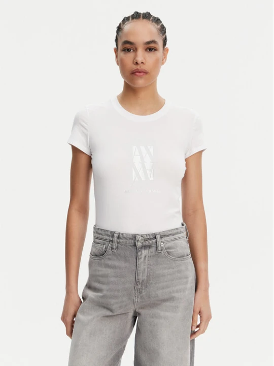 Zdjęcie produktu Armani Exchange T-Shirt XW000511 AF11929 U0002 Biały Slim Fit