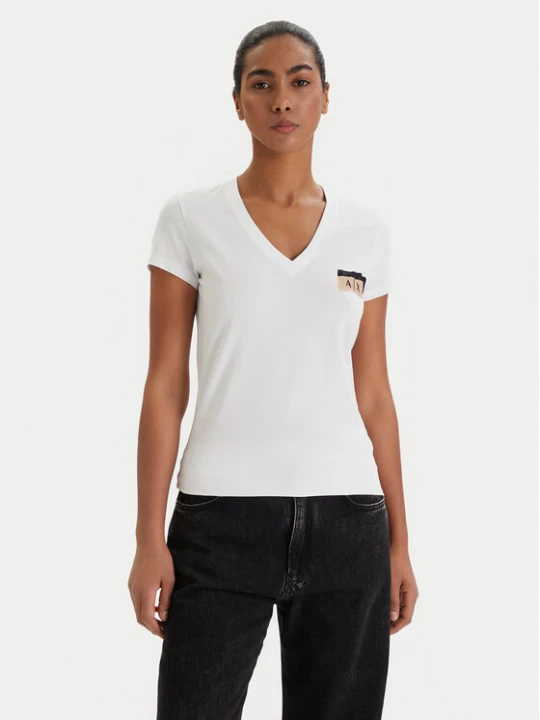 Zdjęcie produktu Armani Exchange T-Shirt XW001803 AF16294 U0002 Biały Regular Fit