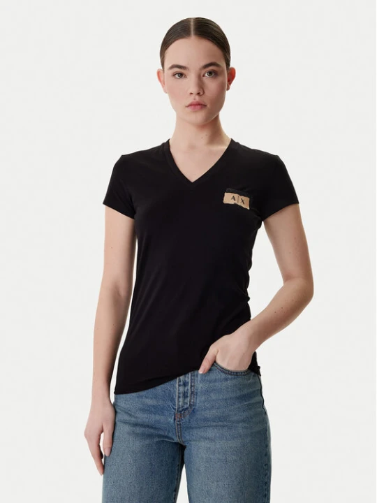 Zdjęcie produktu Armani Exchange T-Shirt XW001803 AF16294 UC001 Czarny Regular Fit