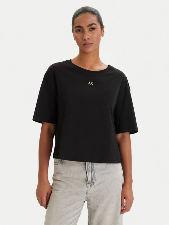 Zdjęcie produktu Armani Exchange T-Shirt XW001836 AF10356 UC001 Czarny Regular Fit