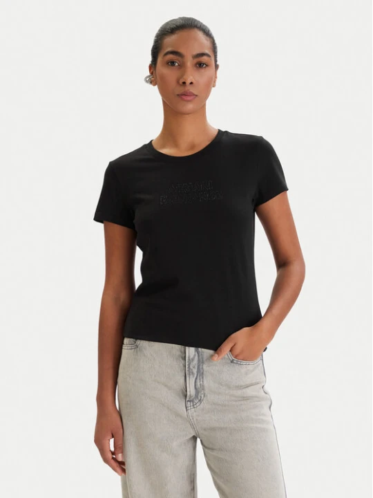 Zdjęcie produktu Armani Exchange T-Shirt XW002293 AF17173 UC001 Czarny Slim Fit