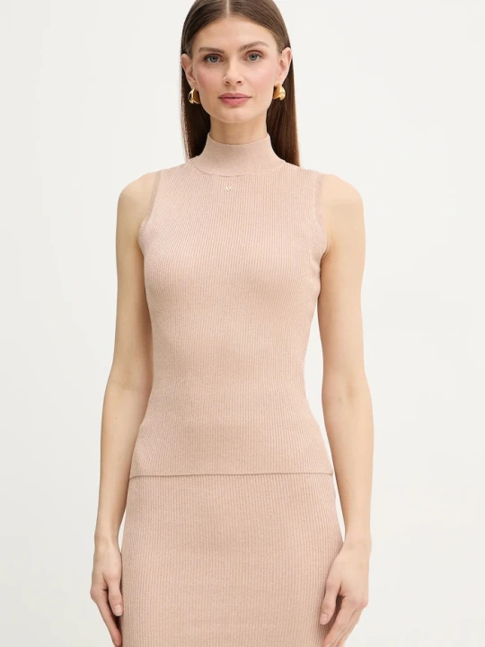 Zdjęcie produktu Armani Exchange top beżowy
