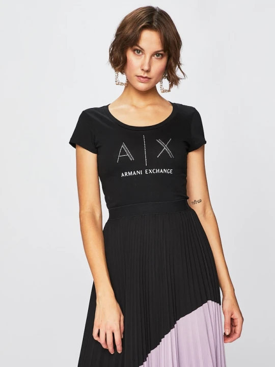 Zdjęcie produktu Armani Exchange - Top 8NYT83.YJ16Z czarny