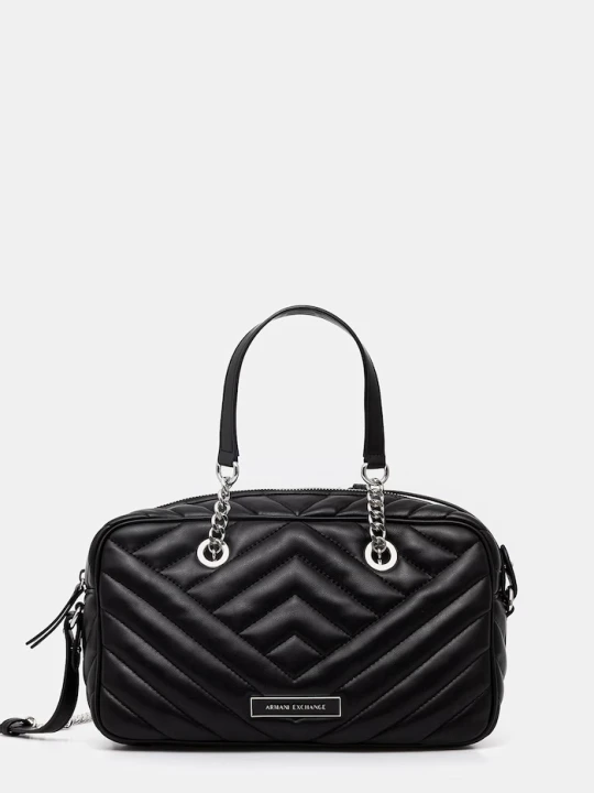 Zdjęcie produktu Armani Exchange torebka damska z imitacji skóry czarny