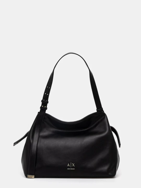 Zdjęcie produktu Armani Exchange torebka tote damska z imitacji skóry czarny