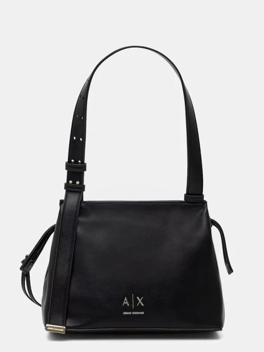 Zdjęcie produktu Armani Exchange torebka damska z imitacji skóry czarny