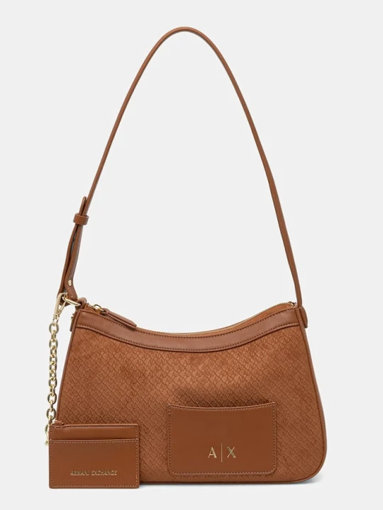 Zdjęcie produktu Armani Exchange torebka bagietka damska brązowy