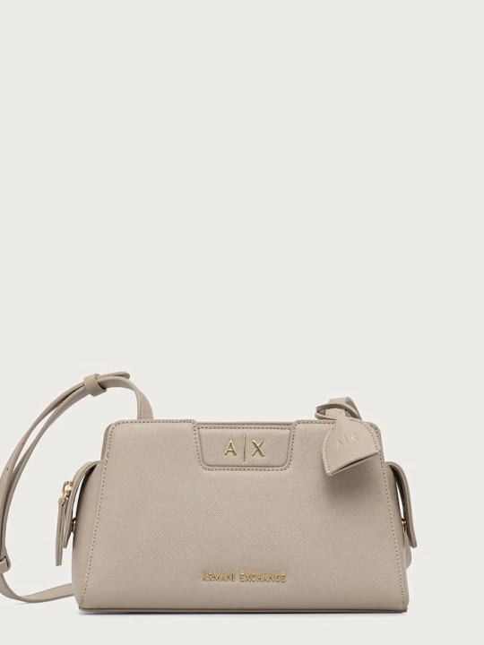 Zdjęcie produktu Armani Exchange torebka crossbody damska beżowy