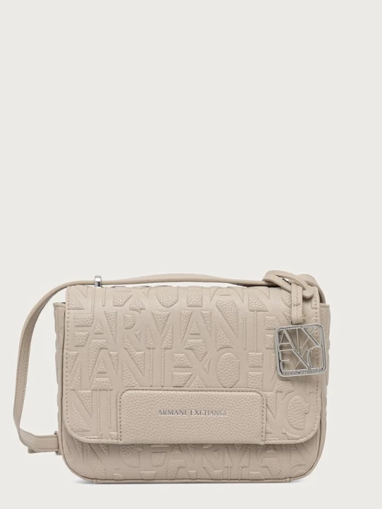 Zdjęcie produktu Armani Exchange torebka crossbody damska beżowy