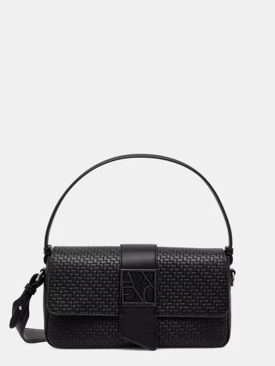 Zdjęcie produktu Armani Exchange torebka crossbody damska z imitacji skóry czarny