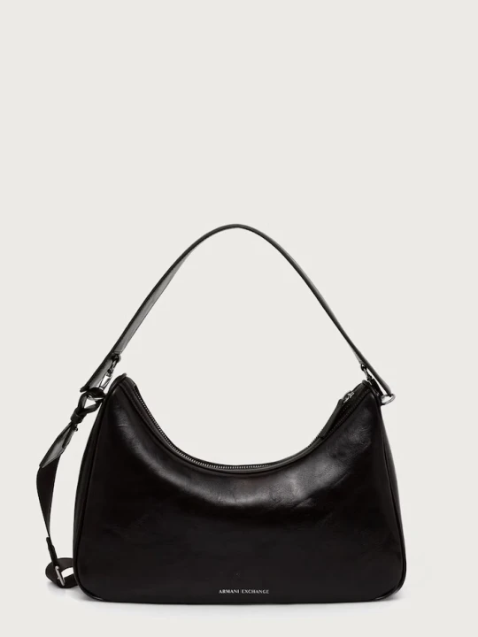 Zdjęcie produktu Armani Exchange torebka crossbody damska z imitacji skóry brązowy