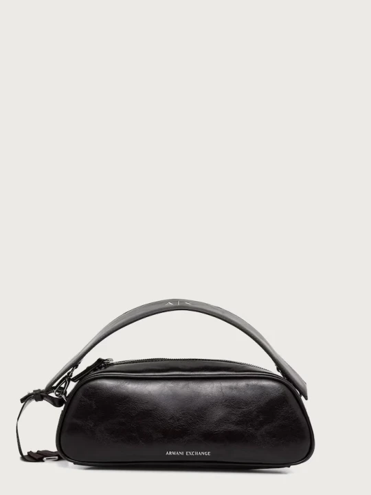 Zdjęcie produktu Armani Exchange torebka crossbody damska z imitacji skóry brązowy