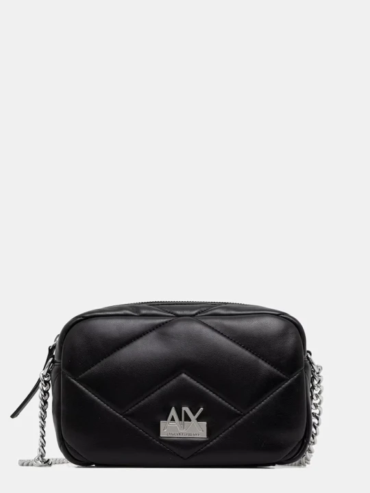 Zdjęcie produktu Armani Exchange torebka crossbody damska z imitacji skóry czarny