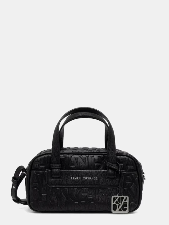 Zdjęcie produktu Armani Exchange torebka crossbody damska z imitacji skóry czarny