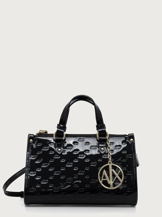 Zdjęcie produktu Armani Exchange torebka crossbody damska z imitacji skóry czarny