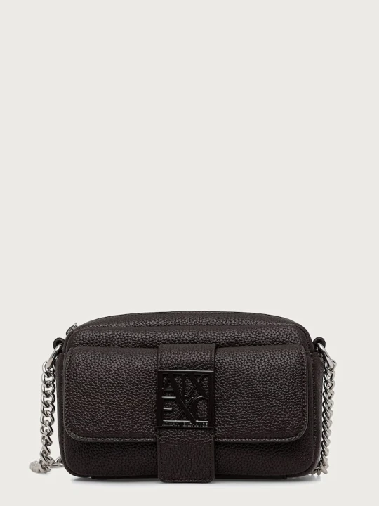 Zdjęcie produktu Armani Exchange torebka damska z imitacji skóry brązowy