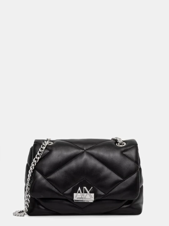 Zdjęcie produktu Armani Exchange torebka damska z imitacji skóry czarny