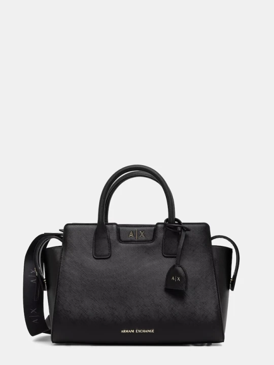 Zdjęcie produktu Armani Exchange torebka damska z imitacji skóry czarny