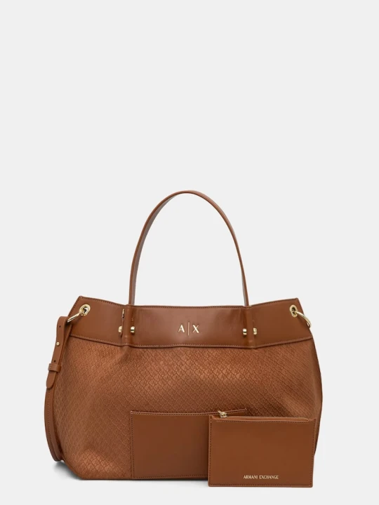 Zdjęcie produktu Armani Exchange torebka tote damska brązowy