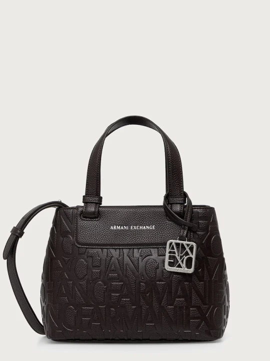 Zdjęcie produktu Armani Exchange torebka tote damska z imitacji skóry brązowy