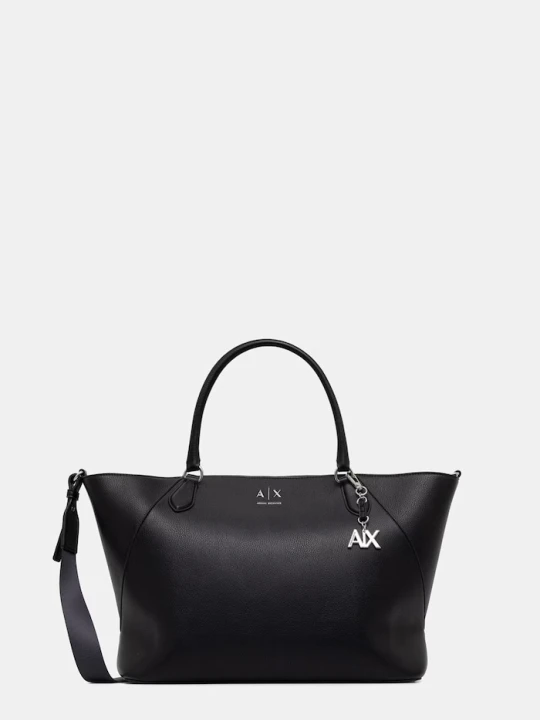 Zdjęcie produktu Armani Exchange torebka tote damska z imitacji skóry czarny