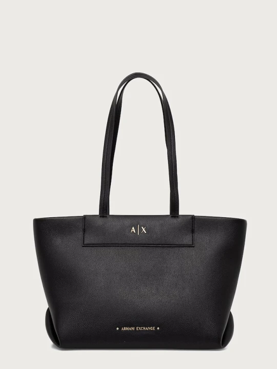 Zdjęcie produktu Armani Exchange torebka tote damska z imitacji skóry czarny