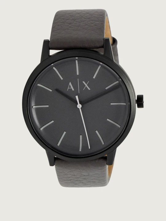 Zdjęcie produktu Armani Exchange Zegarek Cayde AX2764 | z dodatkiem skóry grafitowy