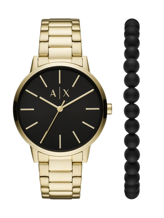 Zdjęcie produktu Armani Exchange - Zegarek i bransoletka AX7119 złoty