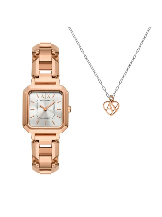 Zdjęcie produktu Armani Exchange Zegarek Leila AX7167SET Złoty