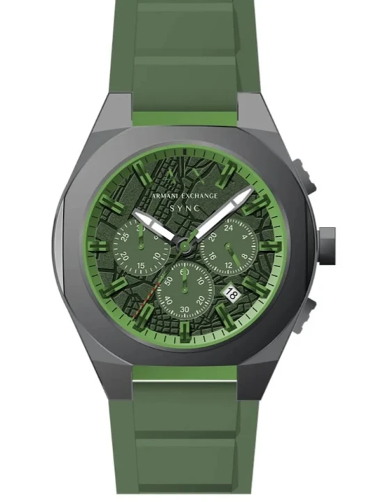 Zdjęcie produktu Armani Exchange zegarek sportowy damski Sync zielony