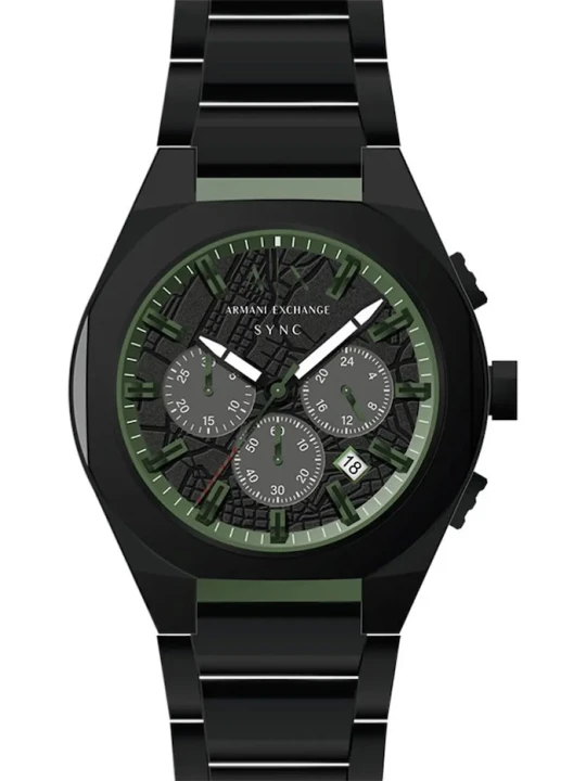 Zdjęcie produktu Armani Exchange zegarek sportowy męski Sync czarny