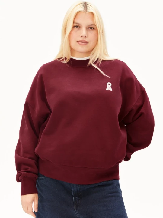 Zdjęcie produktu ARMEDANGELS Bluza Kobiety Bawełna czerwony