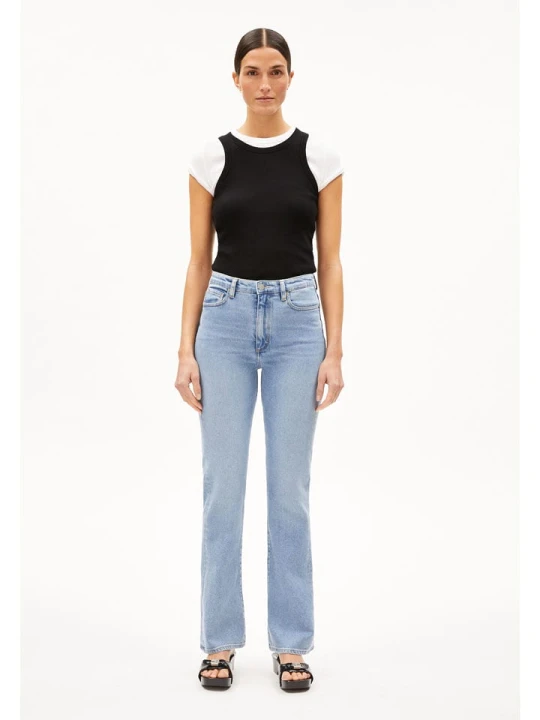 Zdjęcie produktu armedangels Dżinsy "Linnaa" - Boot Cut fit - w kolorze błękitnym rozmiar: W27/L32