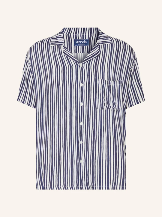 Zdjęcie produktu Arrels Barcelona Koszula Z Klapami Blue Trazos × Alvaro Picardo Regular Fit blau