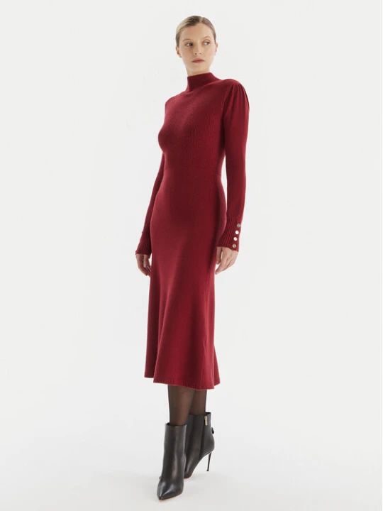 Zdjęcie produktu Artigli Sukienka dzianinowa ACAB003090 Bordowy Regular Fit