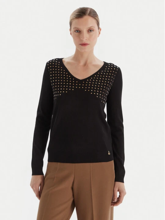 Zdjęcie produktu Artigli Sweter ACMA002723 Czarny Regular Fit
