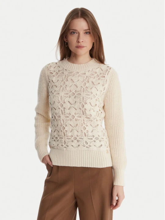 Zdjęcie produktu Artigli Sweter ACMA002802 Écru Regular Fit Kremowy