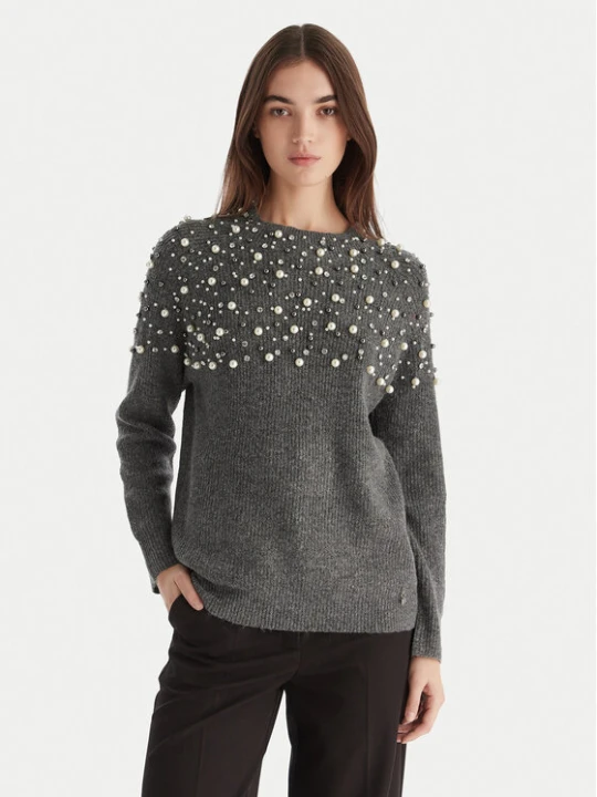 Zdjęcie produktu Artigli Sweter ACMA002813 Szary Regular Fit