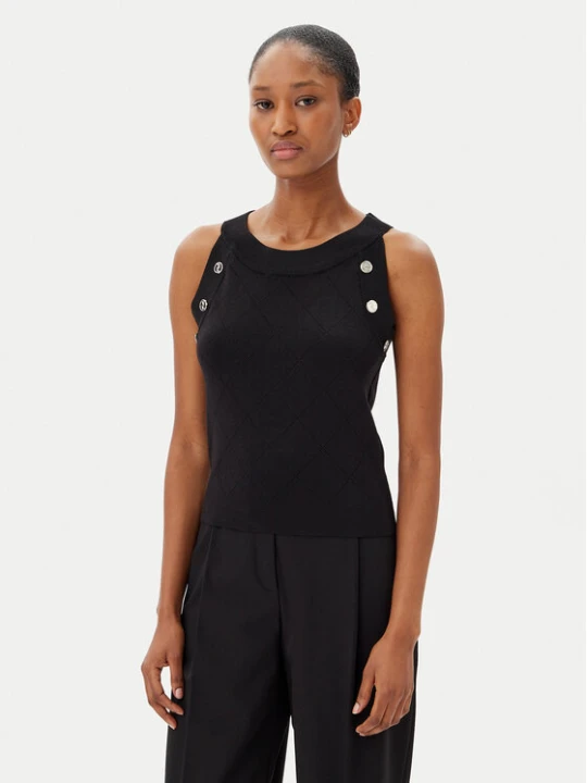 Zdjęcie produktu Artigli Top ACMA001879 002 Czarny Regular Fit