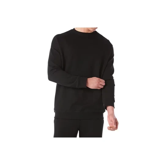 Zdjęcie produktu Asics BL Sweat Crew 2191A020-001, Męskie, Czarne, bluzy, bawełna, rozmiar: M