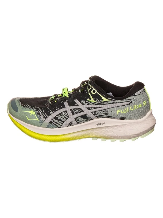 Zdjęcie produktu asics Buty "Fuji Lite 5" w kolorze zielonym do biegania rozmiar: 39, 5