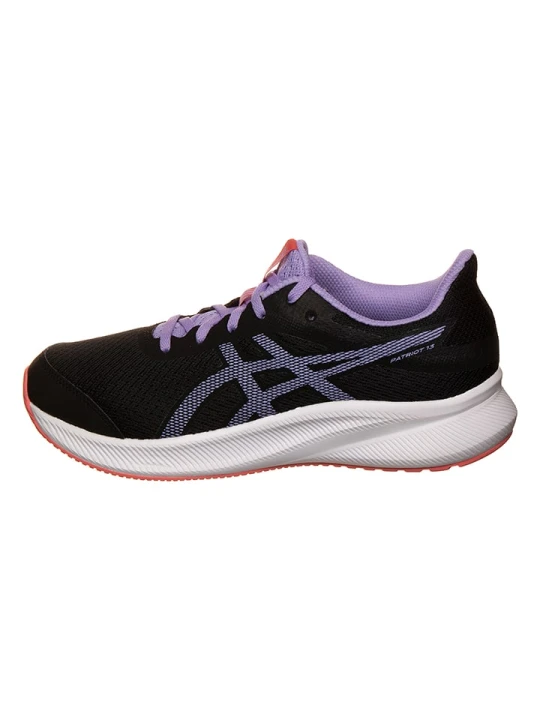Zdjęcie produktu asics Buty "PATRIOT 13 GS" w kolorze czarno-lawendowym do biegania rozmiar: 32, 5