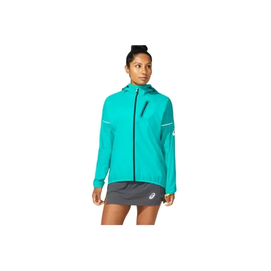 Zdjęcie produktu Asics FujiTrail Jacket 2012B930-800, Damskie, Zielone, kurtki, nylon, rozmiar: XS