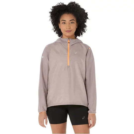 Zdjęcie produktu ASICS Fujitrail Packable Windbreaker 2012D313-020, Damskie, Szare, kurtki, poliester, rozmiar: L