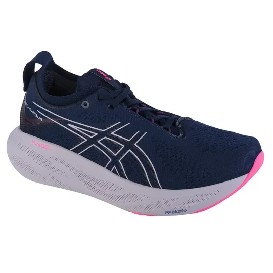 Zdjęcie produktu ASICS Gel-Nimbus 25 1012B356-404, Damskie, Granatowe, buty do biegania, tkanina, rozmiar: 37