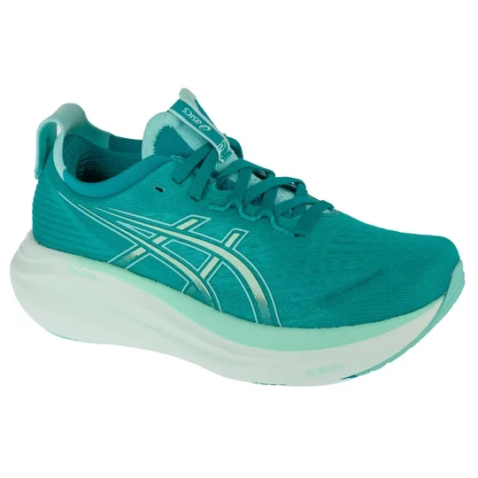 Zdjęcie produktu ASICS Gel-Nimbus 27 1012B753-400, Damskie, Niebieskie, buty do biegania, tkanina, rozmiar: 42